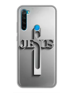Чехол для Xiaomi Redmi Note 8 с картинкой «Металлический крест Jesus» Чехол для Xiaomi Redmi Note 8 с картинкой «Металлический крест Jesus»