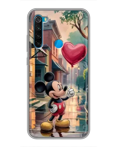 Чохол для Xiaomi Redmi Note 8 з картинкою «Міккі та кулька-серце» Чохол для Xiaomi Redmi Note 8 з картинкою «Міккі та кулька-серце»