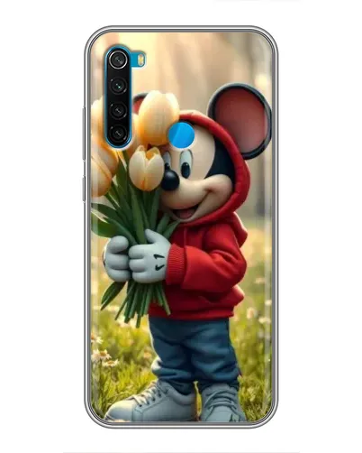 Чохол для Xiaomi Redmi Note 8 з картинкою «Міккі з тюльпанами» Чохол для Xiaomi Redmi Note 8 з картинкою «Міккі з тюльпанами»