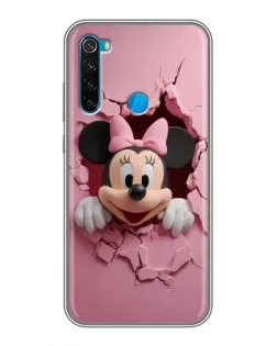 Чехол для Xiaomi Redmi Note 8 с картинкой «Минни сквозь стену» Чехол для Xiaomi Redmi Note 8 с картинкой «Минни сквозь стену»
