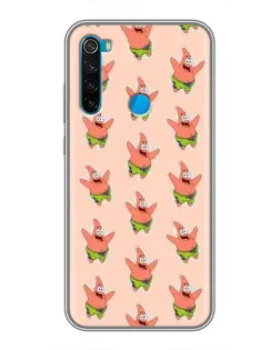 Чехол для Xiaomi Redmi Note 8 с картинкой «Патрик Стар паттерн» Чехол для Xiaomi Redmi Note 8 с картинкой «Патрик Стар паттерн»