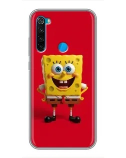Чехол для Xiaomi Redmi Note 8 с картинкой «Спанч Боб на красном» Чехол для Xiaomi Redmi Note 8 с картинкой «Спанч Боб на красном»