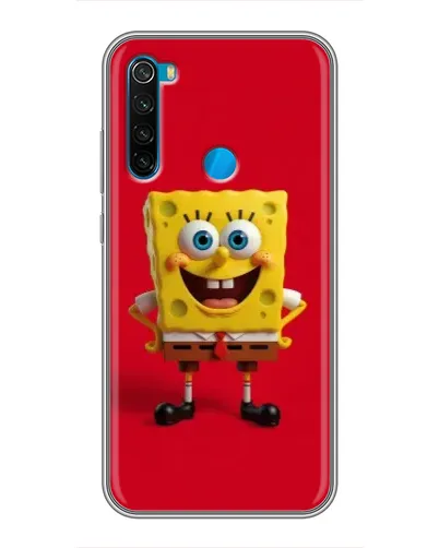 Чехол для Xiaomi Redmi Note 8 с картинкой «Спанч Боб на красном» Чехол для Xiaomi Redmi Note 8 с картинкой «Спанч Боб на красном»
