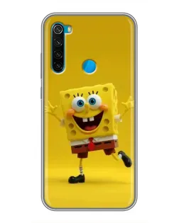 Чехол для Xiaomi Redmi Note 8 с картинкой «Позитивный Губка Боб» Чехол для Xiaomi Redmi Note 8 с картинкой «Позитивный Губка Боб»