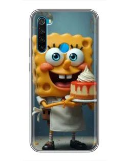 Чехол для Xiaomi Redmi Note 8 с картинкой «Повар Спанч Боб» Чехол для Xiaomi Redmi Note 8 с картинкой «Повар Спанч Боб»