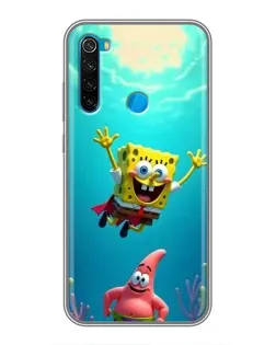 Чехол для Xiaomi Redmi Note 8 с картинкой «Спанч Боб под водой» Чехол для Xiaomi Redmi Note 8 с картинкой «Спанч Боб под водой»