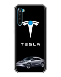 Чохол для Xiaomi Redmi Note 8 з картинкою «Tesla Model Y»