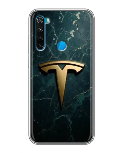 Чохол для Xiaomi Redmi Note 8 з картинкою «Мармурова Tesla Gold» Чохол для Xiaomi Redmi Note 8 з картинкою «Мармурова Tesla Gold»