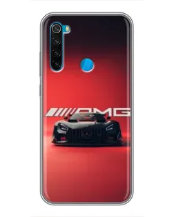 Чехол для Xiaomi Redmi Note 8 с картинкой «Mercedes AMG — красная линия» Чехол для Xiaomi Redmi Note 8 с картинкой «Mercedes AMG — красная линия»
