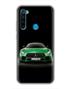 Чехол для Xiaomi Redmi Note 8 с картинкой «Mercedes — неоновый лого» Чехол для Xiaomi Redmi Note 8 с картинкой «Mercedes — неоновый лого»