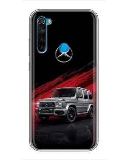 Чехол для Xiaomi Redmi Note 8 с картинкой «Mercedes G-Class красный» Чехол для Xiaomi Redmi Note 8 с картинкой «Mercedes G-Class красный»