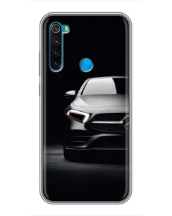 Чехол для Xiaomi Redmi Note 8 с картинкой «Свет фар Mercedes» Чехол для Xiaomi Redmi Note 8 с картинкой «Свет фар Mercedes»