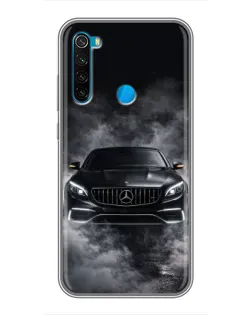 Чехол для Xiaomi Redmi Note 8 с картинкой «Mercedes в дыму» Чехол для Xiaomi Redmi Note 8 с картинкой «Mercedes в дыму»