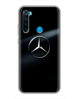 Чехол для Xiaomi Redmi Note 8 с картинкой «Mercedes на металле» Чехол для Xiaomi Redmi Note 8 с картинкой «Mercedes на металле»