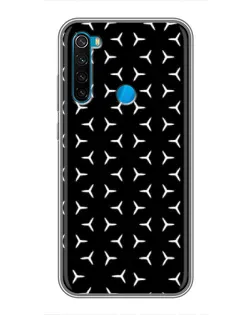 Чехол для Xiaomi Redmi Note 8 с картинкой «Mercedes паттерн звезд» Чехол для Xiaomi Redmi Note 8 с картинкой «Mercedes паттерн звезд»