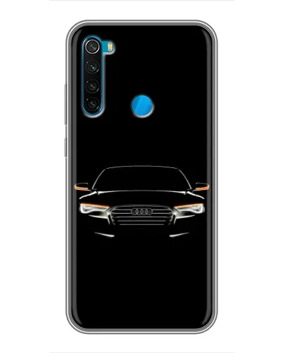 Чохол для Xiaomi Redmi Note 8 з картинкою «Audi — нічний контур»
