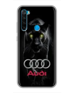 Чохол для Xiaomi Redmi Note 8 з картинкою «Пантера та Audi»