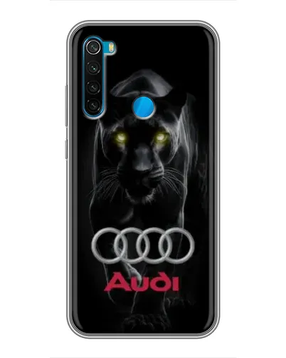 Чохол для Xiaomi Redmi Note 8 з картинкою «Пантера та Audi»