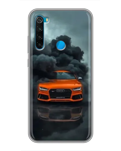 Чохол для Xiaomi Redmi Note 8 з картинкою «Audi у хмарах диму»