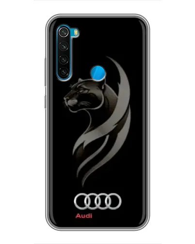 Чохол для Xiaomi Redmi Note 8 з картинкою «Графіка — пантера та Audi»