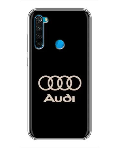 Чохол для Xiaomi Redmi Note 8 з картинкою «Audi — золотий логотип»