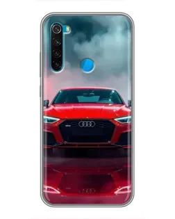 Чохол для Xiaomi Redmi Note 8 з картинкою «Audi RS — червоний стиль»