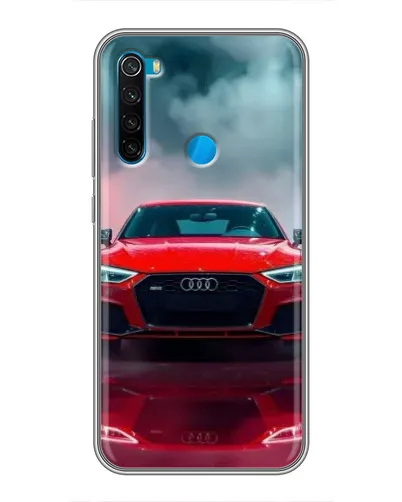 Чохол для Xiaomi Redmi Note 8 з картинкою «Audi RS — червоний стиль»