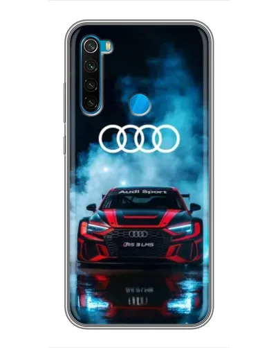 Чохол для Xiaomi Redmi Note 8 з картинкою «Audi Sport — неон»