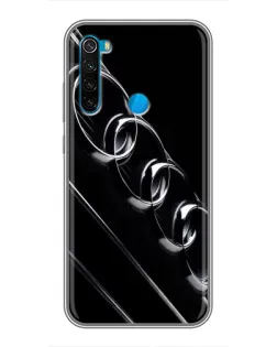 Чохол для Xiaomi Redmi Note 8 з картинкою «Audi — абстрактні кільця»