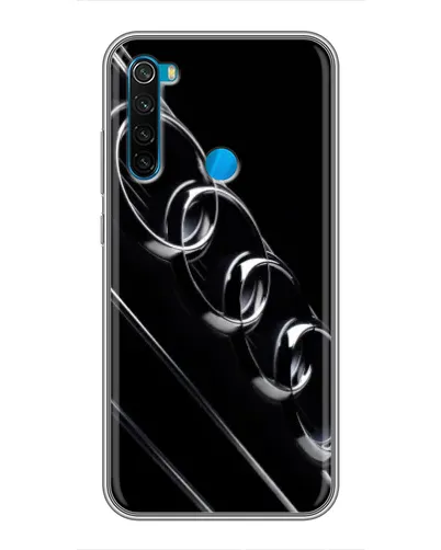 Чохол для Xiaomi Redmi Note 8 з картинкою «Audi — абстрактні кільця»