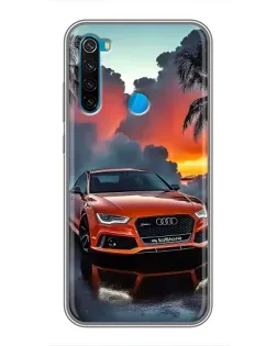 Чохол для Xiaomi Redmi Note 8 з картинкою «Audi — захід сонця»