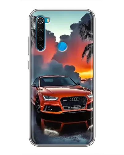 Чохол для Xiaomi Redmi Note 8 з картинкою «Audi — захід сонця»