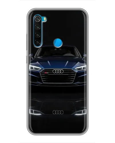 Чохол для Xiaomi Redmi Note 8 з картинкою «Audi — нічне відображення»