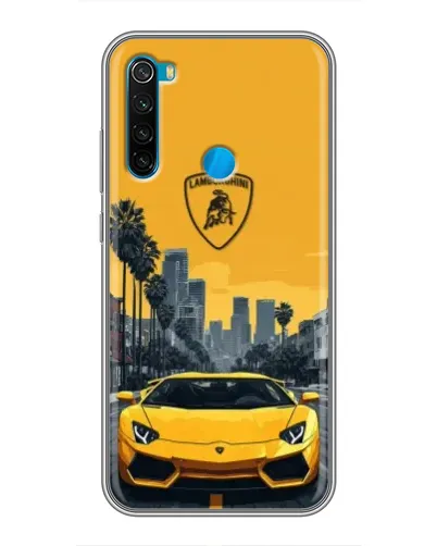 Чохол для Xiaomi Redmi Note 8 з картинкою «Жовтий Lamborghini місто» Чохол для Xiaomi Redmi Note 8 з картинкою «Жовтий Lamborghini місто»