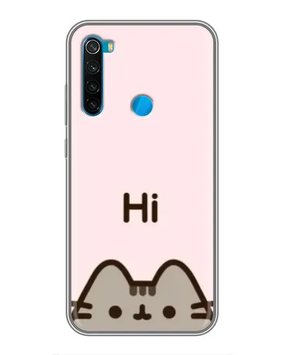 Чохол для Xiaomi Redmi Note 8 з картинкою «Пушин каже Hi» Чохол для Xiaomi Redmi Note 8 з картинкою «Пушин каже Hi»