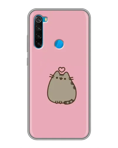 Чохол для Xiaomi Redmi Note 8 з картинкою «Pusheen серце» Чохол для Xiaomi Redmi Note 8 з картинкою «Pusheen серце»