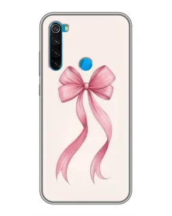 Чохол для Xiaomi Redmi Note 8 з картинкою «Рожевий бант»