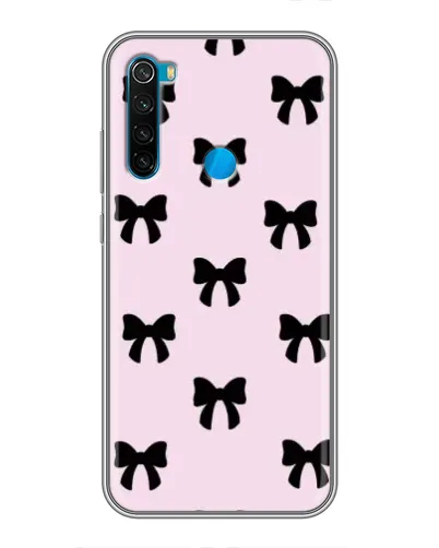 Чохол для Xiaomi Redmi Note 8 з картинкою «Чорні банти Coquette» Чохол для Xiaomi Redmi Note 8 з картинкою «Чорні банти Coquette»