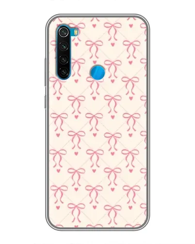 Чохол для Xiaomi Redmi Note 8 з картинкою «Рожеві бантики Coquette» Чохол для Xiaomi Redmi Note 8 з картинкою «Рожеві бантики Coquette»