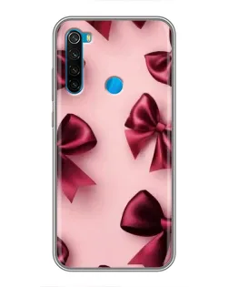 Чохол для Xiaomi Redmi Note 8 з картинкою «Бордовий атлас»