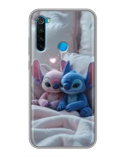 Чохол для Xiaomi Redmi Note 8 з картинкою «Плюшеві Стіч Ангел»