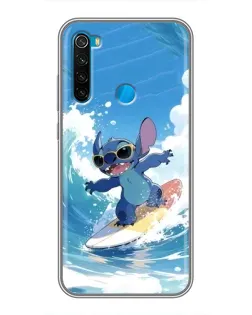 Чохол для Xiaomi Redmi Note 8 з картинкою «Стіч на хвилі»