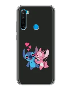 Чохол для Xiaomi Redmi Note 8 з картинкою «Анжел цілує Стіча»