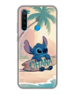 Чохол для Xiaomi Redmi Note 8 з картинкою «Стіч на серфі»