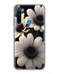 Чохол для Xiaomi Redmi Note 8 з картинкою «Білі маргаритки макро» Чохол для Xiaomi Redmi Note 8 з картинкою «Білі маргаритки макро»
