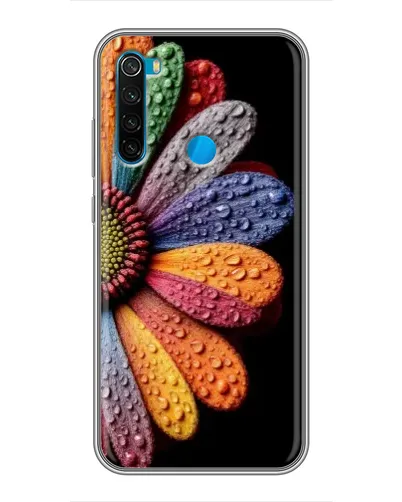 Чохол для Xiaomi Redmi Note 8 з картинкою «Райдужна квітка»