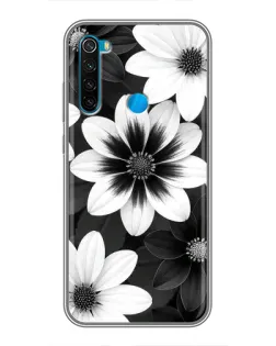 Чохол для Xiaomi Redmi Note 8 з картинкою «Монохромні айстри» Чохол для Xiaomi Redmi Note 8 з картинкою «Монохромні айстри»
