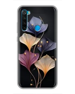 Чохол для Xiaomi Redmi Note 8 з картинкою «Лілові квіти грації» Чохол для Xiaomi Redmi Note 8 з картинкою «Лілові квіти грації»