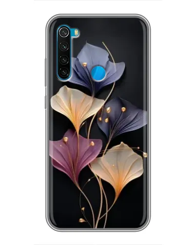 Чохол для Xiaomi Redmi Note 8 з картинкою «Лілові квіти грації»