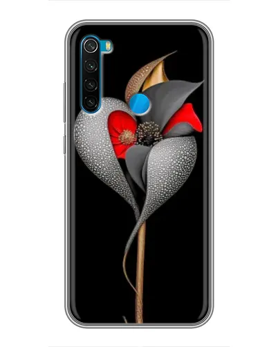 Чохол для Xiaomi Redmi Note 8 з картинкою «Срібна фантазійна квітка» Чохол для Xiaomi Redmi Note 8 з картинкою «Срібна фантазійна квітка»